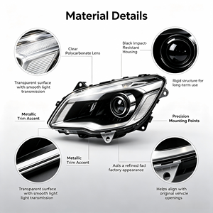 Faro Delantero Derecho Full LED 33100-T70-H21 para <span class=keywords><strong>Honda</strong></span> Vezel HR-V 2019-<span class=keywords><strong>2022</strong></span>, Sistema <span class=keywords><strong>de</strong></span> Iluminación Automática - Product Image 3