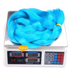 Vente en gros de perruque de 165g, <span class=keywords><strong>tresse</strong></span> <span class=keywords><strong>africaine</strong></span> multicolore, 82 pouces, fibre haute température, <span class=keywords><strong>tresse</strong></span> géante, emballage en carton, plusieurs tons - Product Image 5