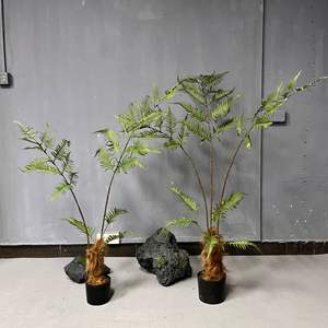 Etalage Varengras Decoratie Groene Planten Zachte Decoratie Landschap Simulatie Gouden Apenkop Varens Potplant - Product Image 3