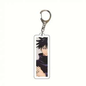 Porte-clés Anime Jujutsu Kaisen Porte-clés Motos Voitures Sac à dos Porte-clés Mode Rectangulaire Pendentif Porte-clés Fans Cadeaux - Product Image 1
