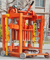 Machine à fabriquer des blocs de béton Shengya Mobile QMY2-45 avec moteur, pour la production de blocs creux et de pavés, idéale pour les petites entreprises