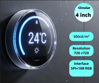 Module TFT IPS 4 pouces, résolution 720x720, interface SPI+RGB, pour contrôleur de maison intelligente, thermostat, panneau HMI industriel