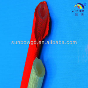 Goma de silicona-60C ~ 200C reforzada con funda de fibra de vidrio no alcalina fibra exterior de goma interior - Product Image 2