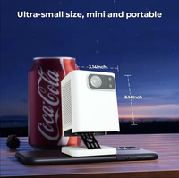 Projecteur LED DLP portable 720P HD Smart Mini Home Theater Pocket Pico Mini 720P HD Smart Mini Home Theater Fonctionnant sur batterie 2G