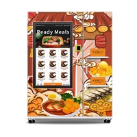 Haloo Distributeur automatique fournisseur Haloo Paiement multiple Écran tactile de 49 pouces Boîte de restauration rapide réfrigérée Distributeur automatique de repas dans le fabricant