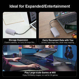 Boîtier SSD en alliage d'aluminium ULT-unit, nouvelle conception, 80 Gbps <span class=keywords><strong>Thunderbolt</strong></span> 5, hub multi USB-C pour <span class=keywords><strong>disque</strong></span> <span class=keywords><strong>dur</strong></span> <span class=keywords><strong>externe</strong></span> NVMe 2280 - Product Image 5