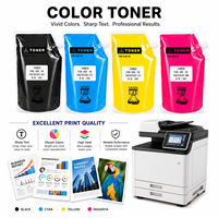Poudre de toner couleur de haute qualité CMYK compatible pour copieurs |   Recharge de toner en vrac pour Konica Minolta Ricoh Xerox Canon