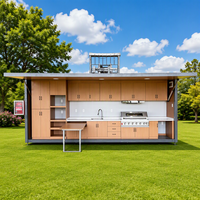 Cuisine mobile préfabriquée 3M 4M 6M pour la restauration et les services alimentaires temporaires