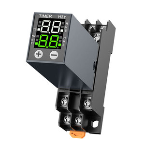 H3Y 2 4 จอแอลซีดี ไทม์รีเลย์ 220V 24V มินิ ดิจิตอล ยูนิตควบคุมการหน่วงเวลาแบบวนซ้ำ JSZ6 - Product Image 2