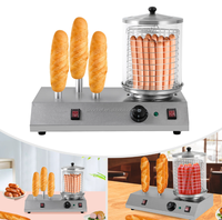 Hot-dog à vapeur et chauffe-pain à saucisses Rôtissoire prix bon marché à vendre