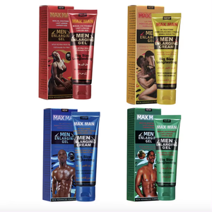 Crème et gel de massage pour l'agrandissement du pénis Real Origin Maxman pour hommes - 50g, ingrédients naturels, imperméable, sans effets secondaires - Product Image 2