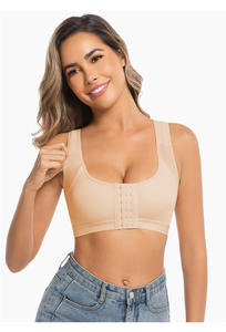 Soutien-gorge bustier ajustable à fermeture frontale, grande <span class=keywords><strong>taille</strong></span>, sans armatures, affine l'apparence des gros seins, respirant, pour le sport et le yoga - Product Image 4