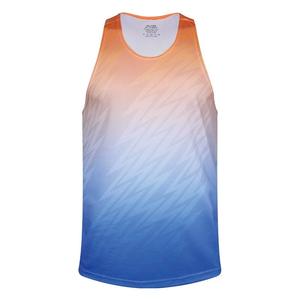 Canotta da Corsa a Basso Prezzo, Asciugatura Rapida, per <span class=keywords><strong>Uomo</strong></span>, Fitness, Body Building, in Poliestere, Colore Sfumato, Sublimazione, <span class=keywords><strong>Canotte</strong></span> da <span class=keywords><strong>Uomo</strong></span> - Product Image 3