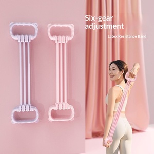 Banda Elástica Ajustable en Forma de 8 para Mujer, para Abrir los Hombros y Embellecer la Espalda, con Seis Niveles de Ajuste y 6 Hilos, para Ejercicios en Casa - Product Image 2