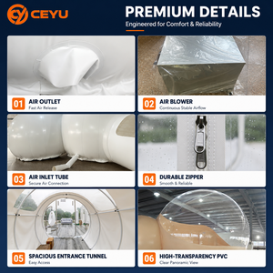 Ceyu Commercial Inflatable Forest Glamping <b>Bubble</b> Dome Tent Transparent Suite Outdoor Retreat Hotel Resort Wholesale Factory IBT - Product Image 5