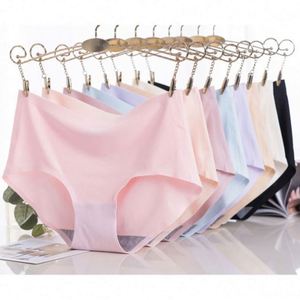Shorty sexy taille mi-haute en tricot extensible (Spandex/Polyester) pour femme, respirant, fin et antibactérien - Product Image 2