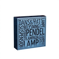 Boîte d'emballage personnalisée pour lampe suspendue, en carton imprimé, pour présentation en magasin, OEM ODM