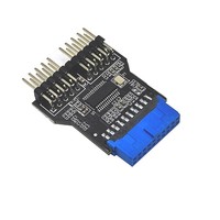 Kabel Adaptor Motherboard USB 3.0 20pin ke USB 2.0 9pin Bersertifikasi CE Populer