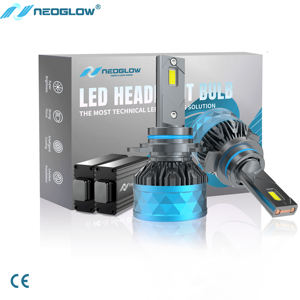 OEM PRO 100W par pièce 40000Lm 2 tubes en cuivre de refroidissement CSP3870 Amarillo Faros Led Super Brillantes Ampoules H11 2Y Garantie - Product Image 1