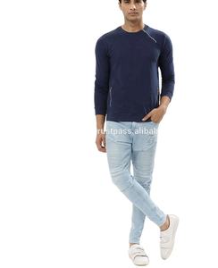 เสื้อสเวตเชิ้ตคอกลมของผู้ชายเสื้อมีฮู้ดแฟชั่นสีล้วนทันสมัย - Product Image 1