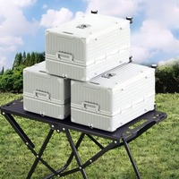 Table de camping tactique pliable en acier au carbone pour pique-nique en plein air, style camping raffiné