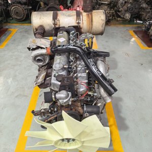 Ensemble complet de moteur 6D16T d'origine inspecté et d'occasion avec turbo, ventilateur de refroidissement et injecteur de carburant pour excavatrice Mitsubishi, assemblage complet - Product Image 6