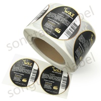 Étiquettes personnalisées pour flacons de parfum, autocollants en vinyle imperméables, impression de logos sur rouleau