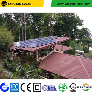 Panneaux solaires monocristallins en silicium à haute efficacité, adaptés à la tension solaire de 500 W, pour système solaire domestique de 4000 W - Product Image 4