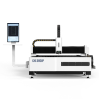 Machine de découpe laser à fibre CNC de bureau simple avec refroidissement par eau, traitement de tôles AI, haute efficacité, composants Hiwin