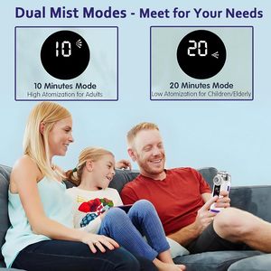 Nouvelles fonctionnalités Digital Mesh Nebulizador inhalateur médical inhalateur <span class=keywords><strong>nébuliseur</strong></span> portable ultra-silencieux pour adultes et enfants - Product Image 4