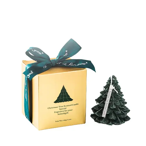 Cheep Hot Koop Kerstboom Shape Aromatherapie Healing Healing Geurkaarsen Voor Home Decoratie