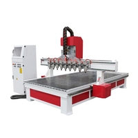 2030 Machine de routeur CNC avec routeur CNC multibroche 9 broches 2x3m pour le travail du bois