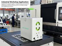 Petite machine de nettoyage à glace sèche au CO2 pour ateliers de réparation, dégraissage rapide, machine de nettoyage par sablage à glace sèche portable CE