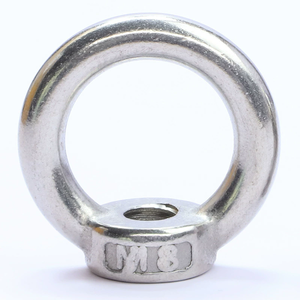 Écrous hexagonaux métriques polis certifiés en acier inoxydable, finition zinguée, certifiés DIN582 pour l'industrie minière - Product Image 1