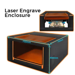 Hoge Kwaliteit Tweetrees Laser Graveur Behuizing Met Ventilatie. Geluidsisolatie & Stofdichte Vuurvaste Laser Graveren Beschermhoes