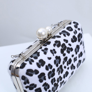 Womens Leopard Dinner Purse Wedding <strong>Bridal</strong> Party <strong>Bag</strong> Messenger PU Leather Evening <strong>Clutch</strong> <strong>Bags</strong> - Product Image 3