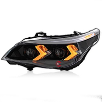 Phare avant LED d'origine de haute qualité pour BMW Série 5 E60 2003-2010, mise à niveau des accessoires de lentilles de phares de voiture