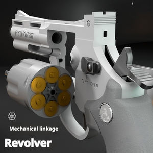 YX 2025 Nuova Pistola Giocattolo in Plastica con Proiettili Morbidi - Revolver Giocattolo Realistico - Product Image 4