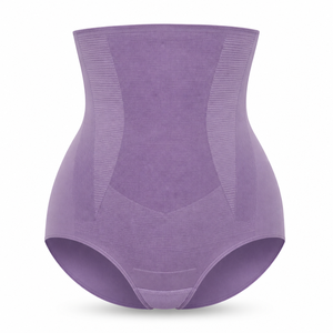 <b>Women's</b> Ultra High-Rise Postpartum Shaping Panties, Graduated Compression Tummy Control Seamless <b>Briefs</b>, Cotton Gusset Taro - Product Image 1