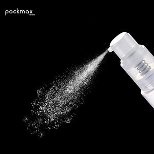 Transparent plastic PET talcum powder spray <b>bottle</b>, skin-use spiral powder <b>pump</b> care - Product Image 5