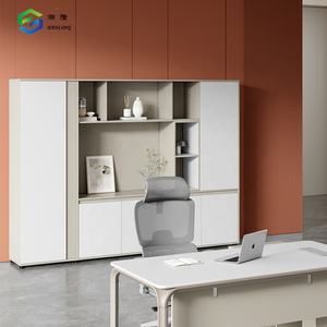 Librería grande <span class=keywords><strong>de</strong></span> madera maciza <span class=keywords><strong>de</strong></span> venta directa, archivador blanco moderno para uso escolar y hospitalario - Product Image 3