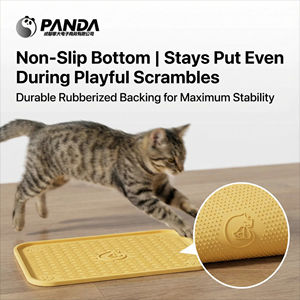 Alfombrilla de <span class=keywords><strong>arena</strong></span> para <span class=keywords><strong>gatos</strong></span> de PP de gran tamaño, antisalpicaduras, impermeable, respetuosa con el medio ambiente, tablero de Control de <span class=keywords><strong>arena</strong></span>, <span class=keywords><strong>alfombra</strong></span> de mesa para comida de mascotas, venta al por mayor - Product Image 4