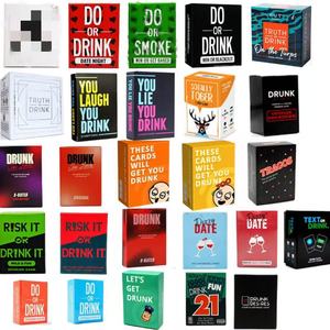 Nouveau jeu de société anglais transfrontalier Do Drink Drinking Cards Truth Aussie Card Game, pour 14 ans et plus, boîte en carton couleur, blister - Product Image 2