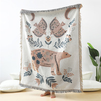 Individuelle Heimtextilien Sofa Handtuch Freizeitdecke Wandteppich dekorative Decke amerikanische Länderdecke