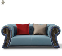 Hochwertige Moderne Nahöstliche Villa Wohnzimmermöbel, Australisch-Mexikanisches Sofa, Luxuriöses Leder-Wohnzimmersofa Fabrik