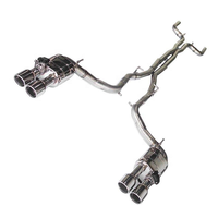 Échappement Catback de haute qualité pour Maserati Ghibli/ghibli S Q4 3.0 Ss304 Kits Axe arrière Silencieux à soupapes Pièces d'échappement sport Catback