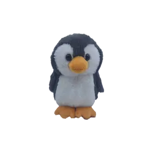 Vente en gros de jouets en peluche souples de 7 pouces de haute qualité personnalisés pingouin oiseau pour enfants en différentes couleurs jouet pour animaux de compagnie