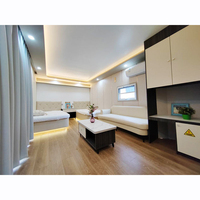 Maison préfabriquée moderne en acier, extensible, de type conteneur, luxueuse, portable, avec chambre à coucher, personnalisable pour une utilisation en extérieur