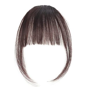 Extensiones de Cabello Remy de 8 Pulgadas 3x4 para Mujer, Flequillo 3D 1b 2 613, Clip-in, en Todos los Colores - Product Image 3