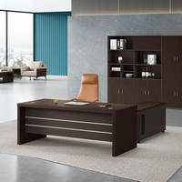 Nouveau bureau de base design Bureau de direction durable avec tiroir à serrure à combinaison